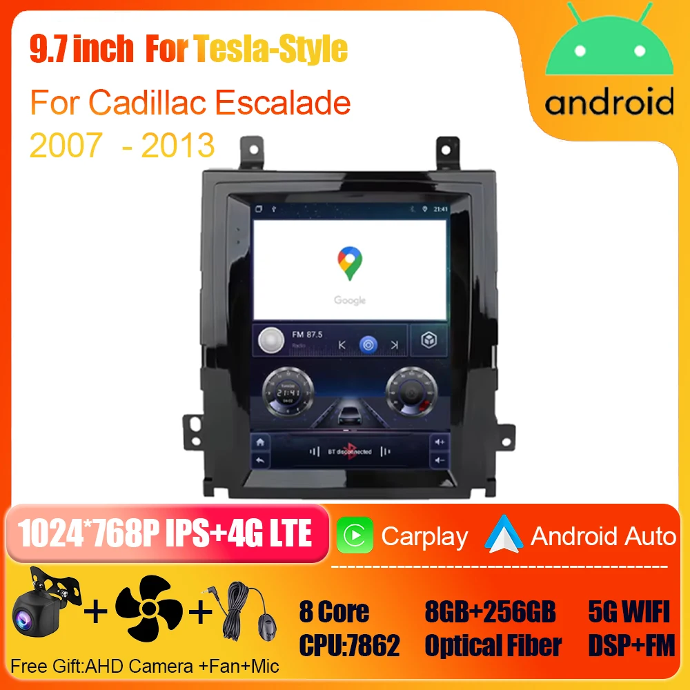 Автомагнитола для Cadillac Escalade 2007 2008 2009-2010 Android DSP GPS-навигация мультимедийный