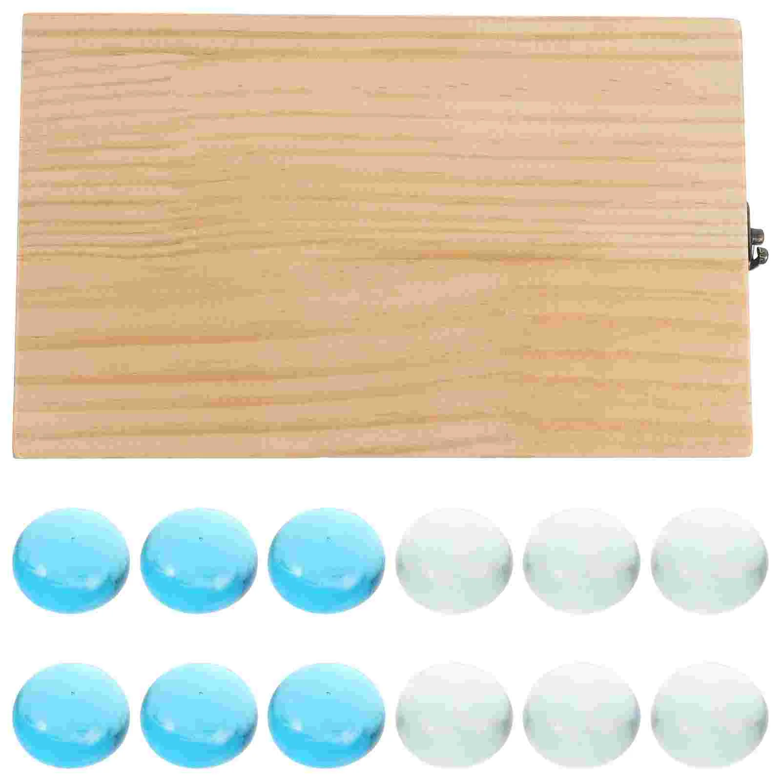 

Wooden Toy Mancala Children Chess Game Kids Foldable Wooden Family Games Adults Plaything Folding Board
