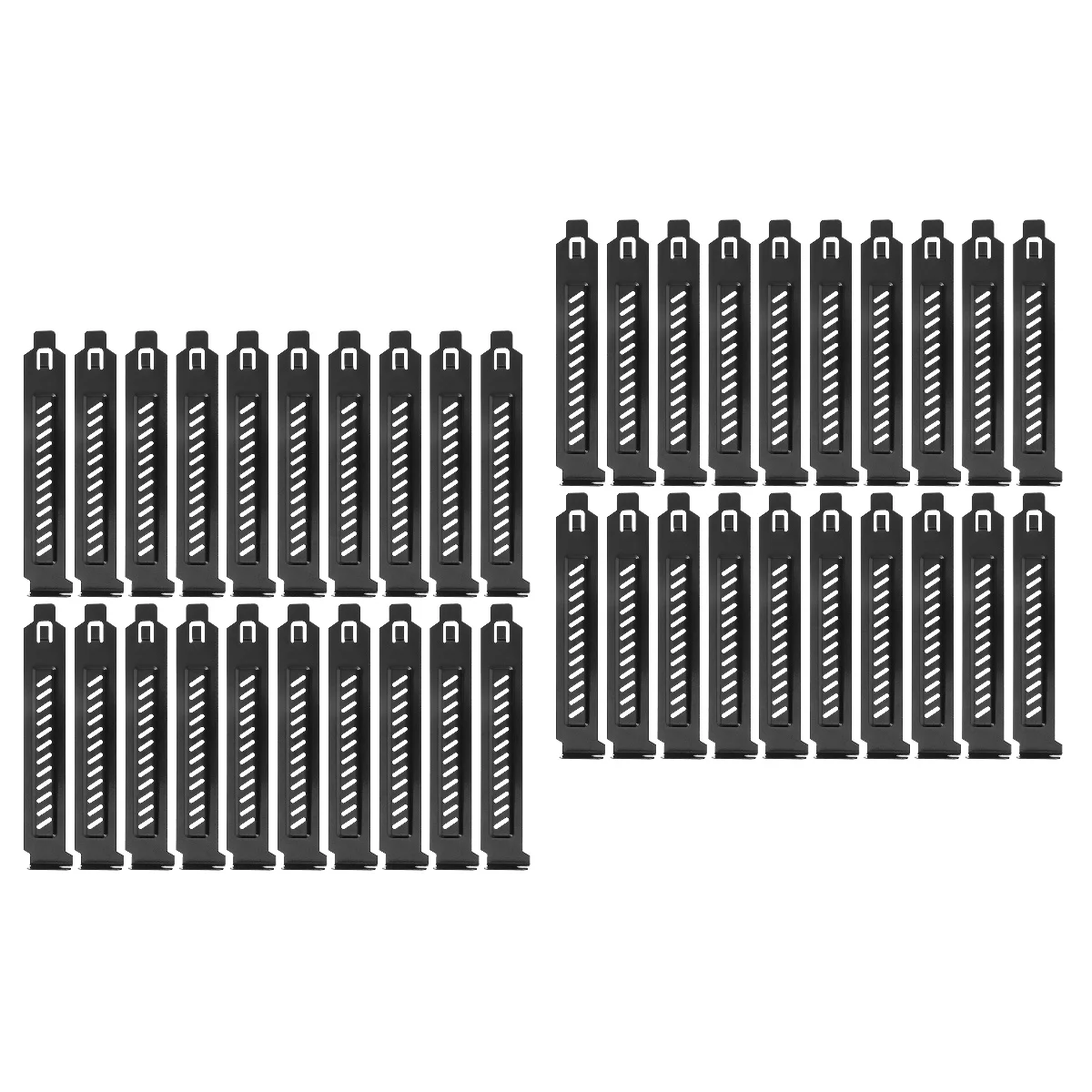 

40 PCS Computer Chassis Back Slot Cover Stainless Steel Vented PCI Slot Cover