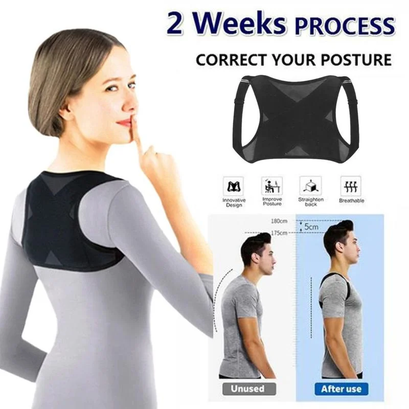 

Adult Adjustable Posture Corrector Brace Net Breathable Back Spine Support Belt Humpback Shoulder Posture Correction Belt