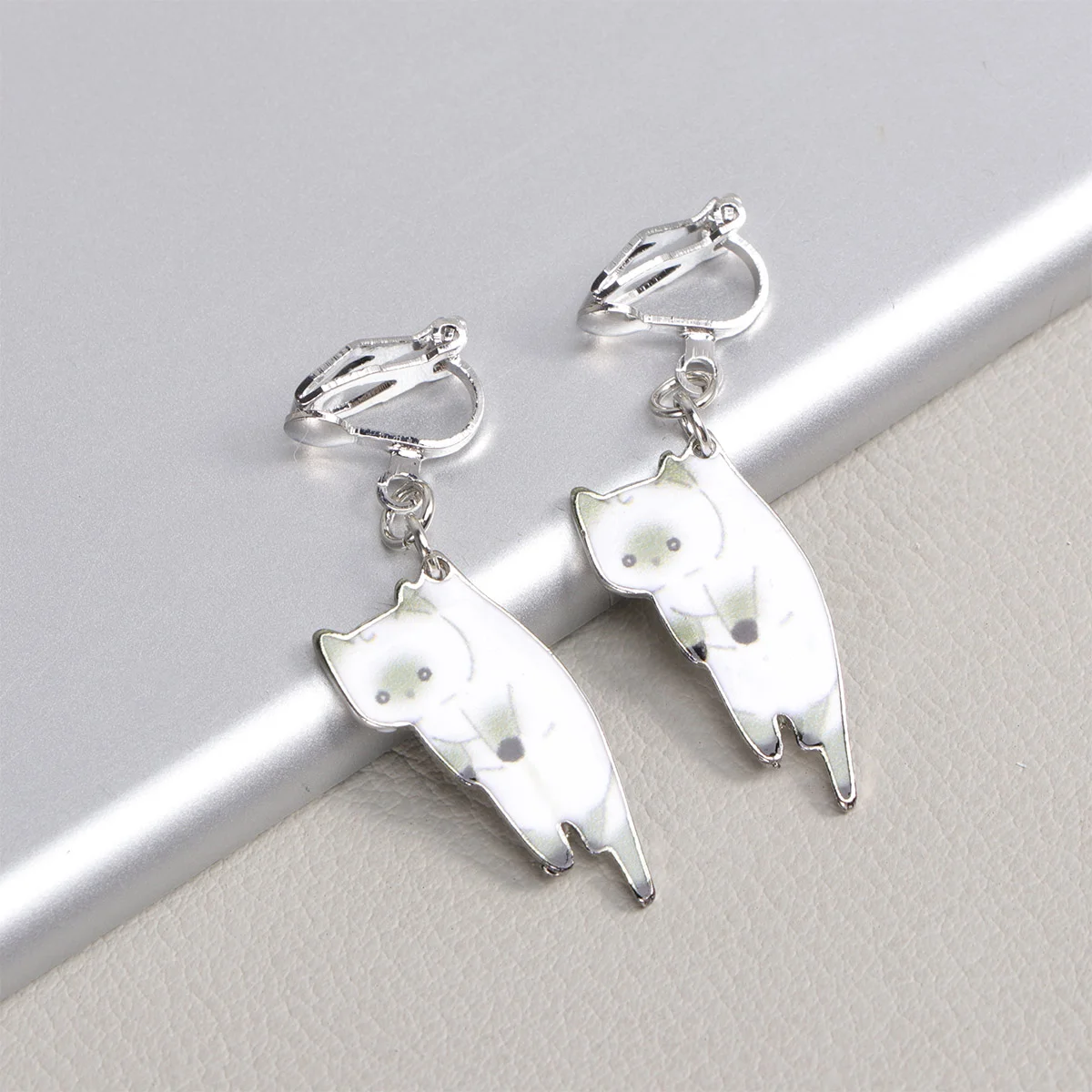 Жемчужные серьги для женщин зажимы капель масла креативные маленькие пирсинга