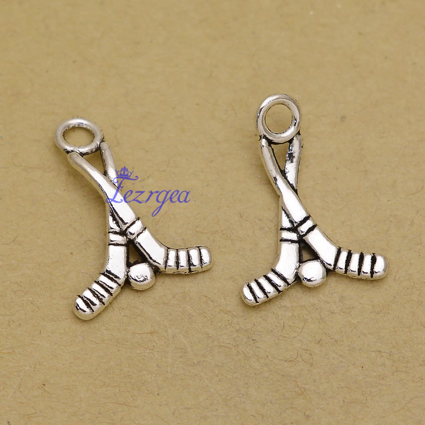 

Подвеска для хоккея с шайбой, 30 шт./лот, 22x16 мм