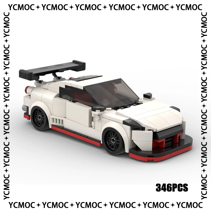 

Car Series YcMoc Building Blocks Classic GT-R35 Model Technology Bricks Legendary Sportscar DIY Toys For Kids Children