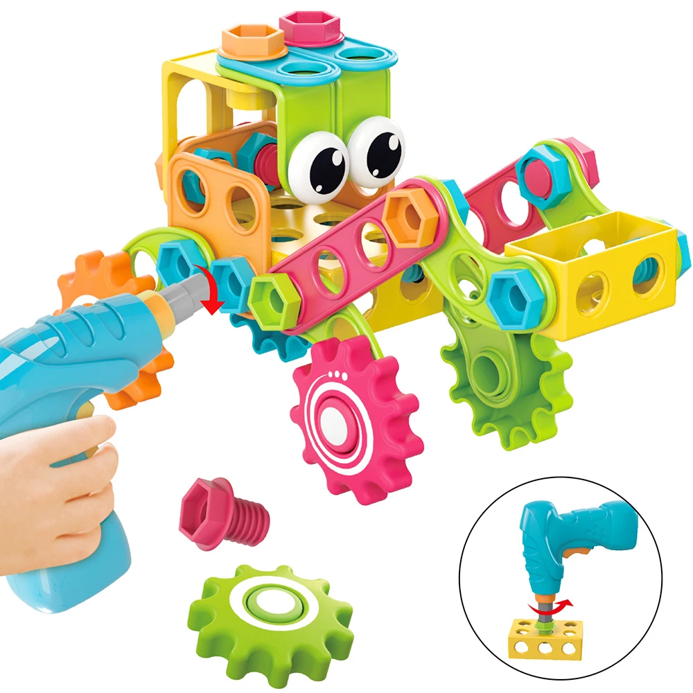 Электрическая дрель винтовая гайка разборка комбинация Игрушка Головоломка