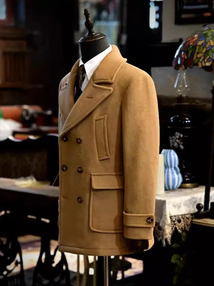 Классический дизайн Осень-зима мужское деловое повседневное винтажное