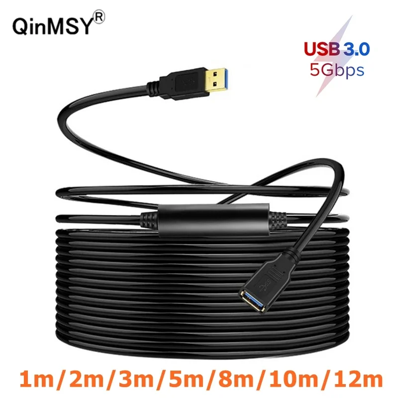Кабель-Удлинитель USB 2 0 для смарт-ТВ PS4 Xbox One SSD 12 м 10