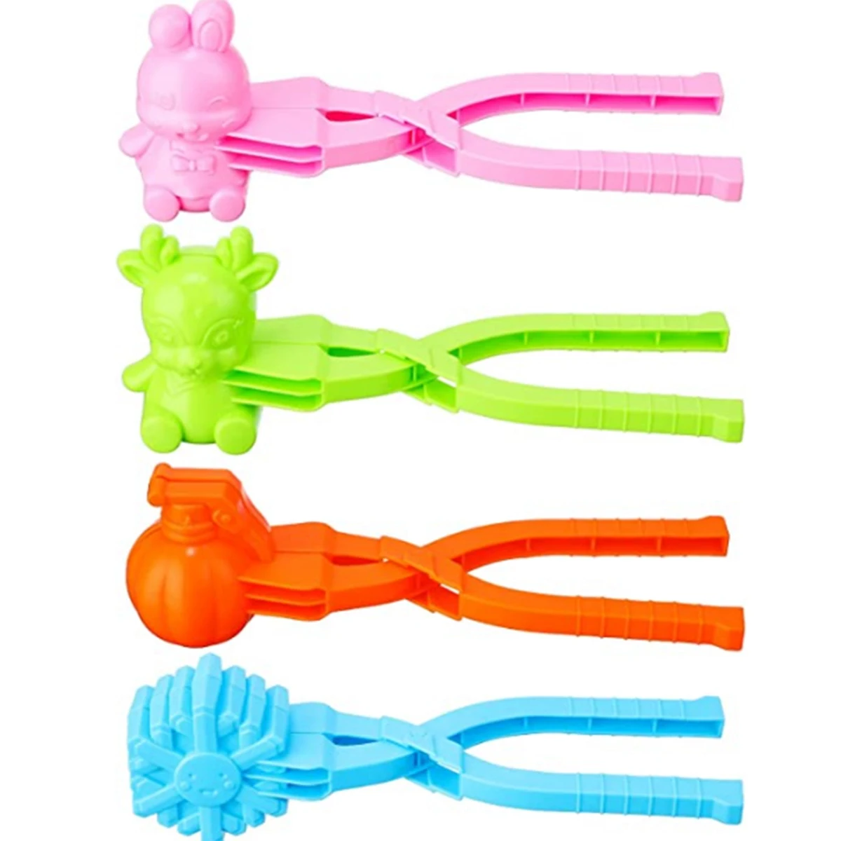 

4 Styles Toys Snow Molds Kit Snow Toy Outdoor Winter Activities Beach Sand and Adults