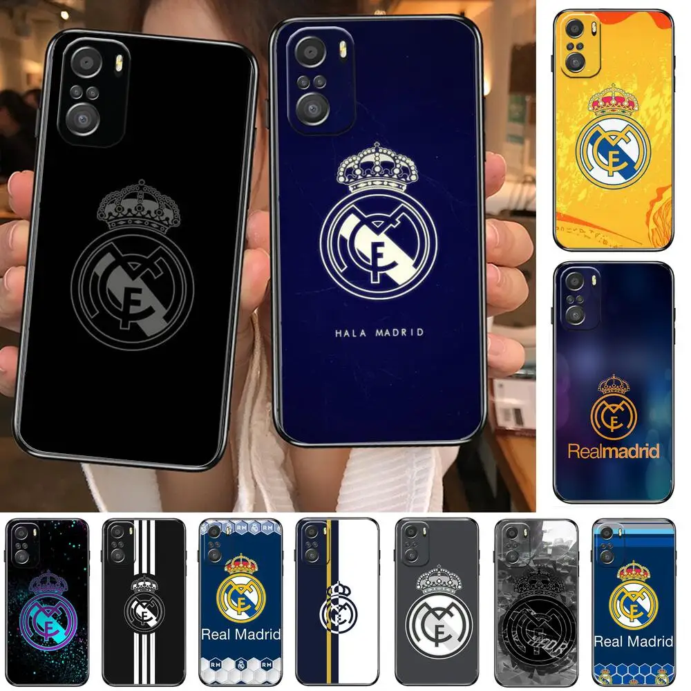 

ZORORO Cover Real-FC-Madrid For Xiaomi Redmi Note 10S 10 9T 9S 9 8T 8 7S 7 6 5A 5 Pro Max Soft Black Phone Case