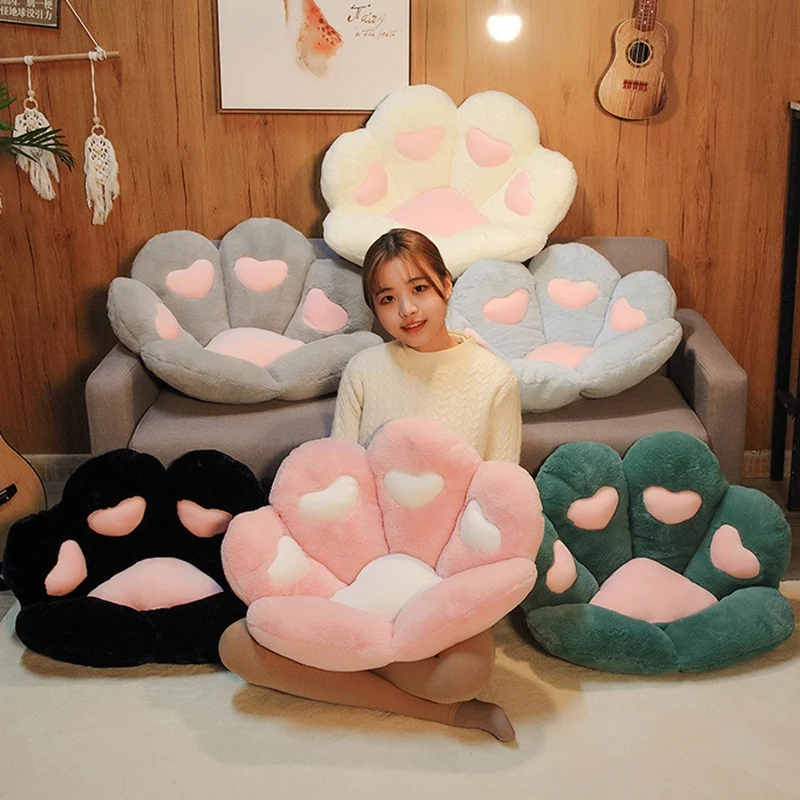 Подушка для стула Kawaii с кошачьими лапами 27 5 х 23 6 дюйма подушка сиденья Stuff удобный