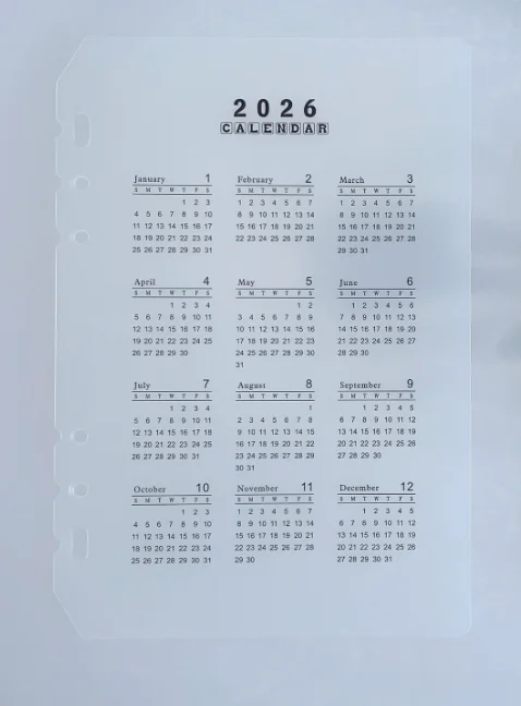

Календарь Coliky 2026 года А5/А6