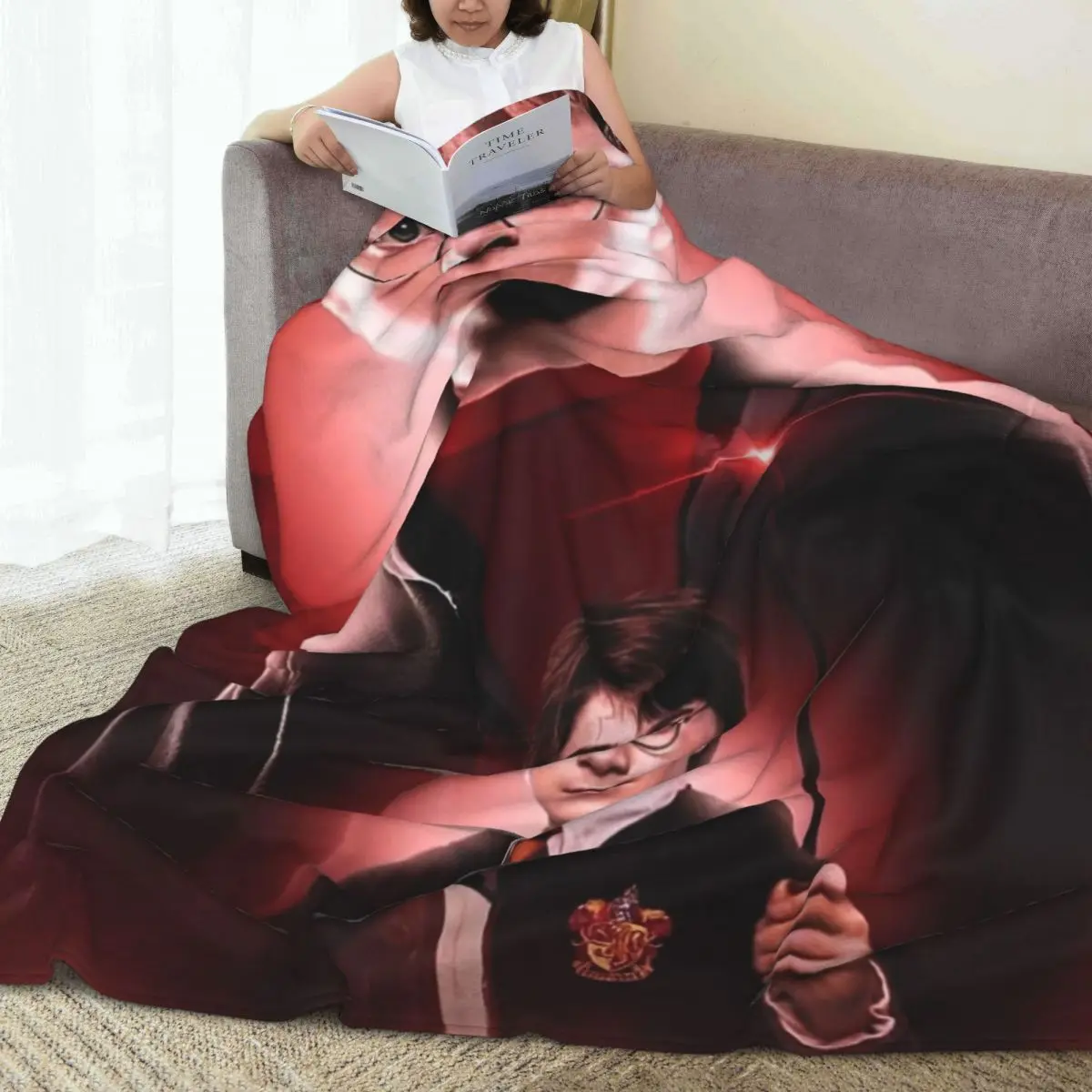 Одеяла из фильмов H-HARRY P-POTTER фэнтезийные литературные романы фланелевое одеяло