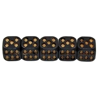 decorative black skull dice dice set professional dice 5pcs black mini death skull dice for party playing drinking death table
