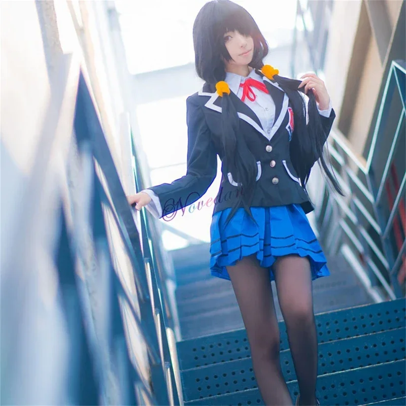 Date A Live Natsumi Yatogami Tohka Itsuka Shido Origami Tokisaki Kurumi Школьная форма Anime Jk Girls Косплей Костюм