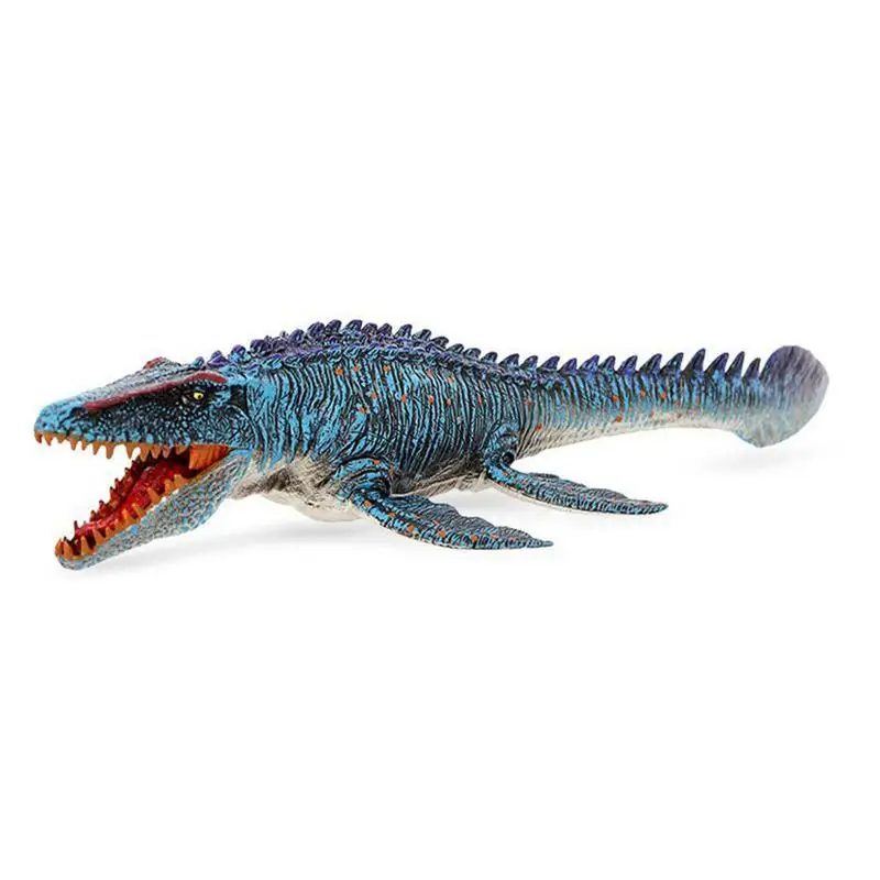 

Mosasaurus Dinosaur Toy Realistic Mosasaurus Model Dinosaur Figurine Deep Sea Creature Hand-Painted Ocean Animal Model Playset