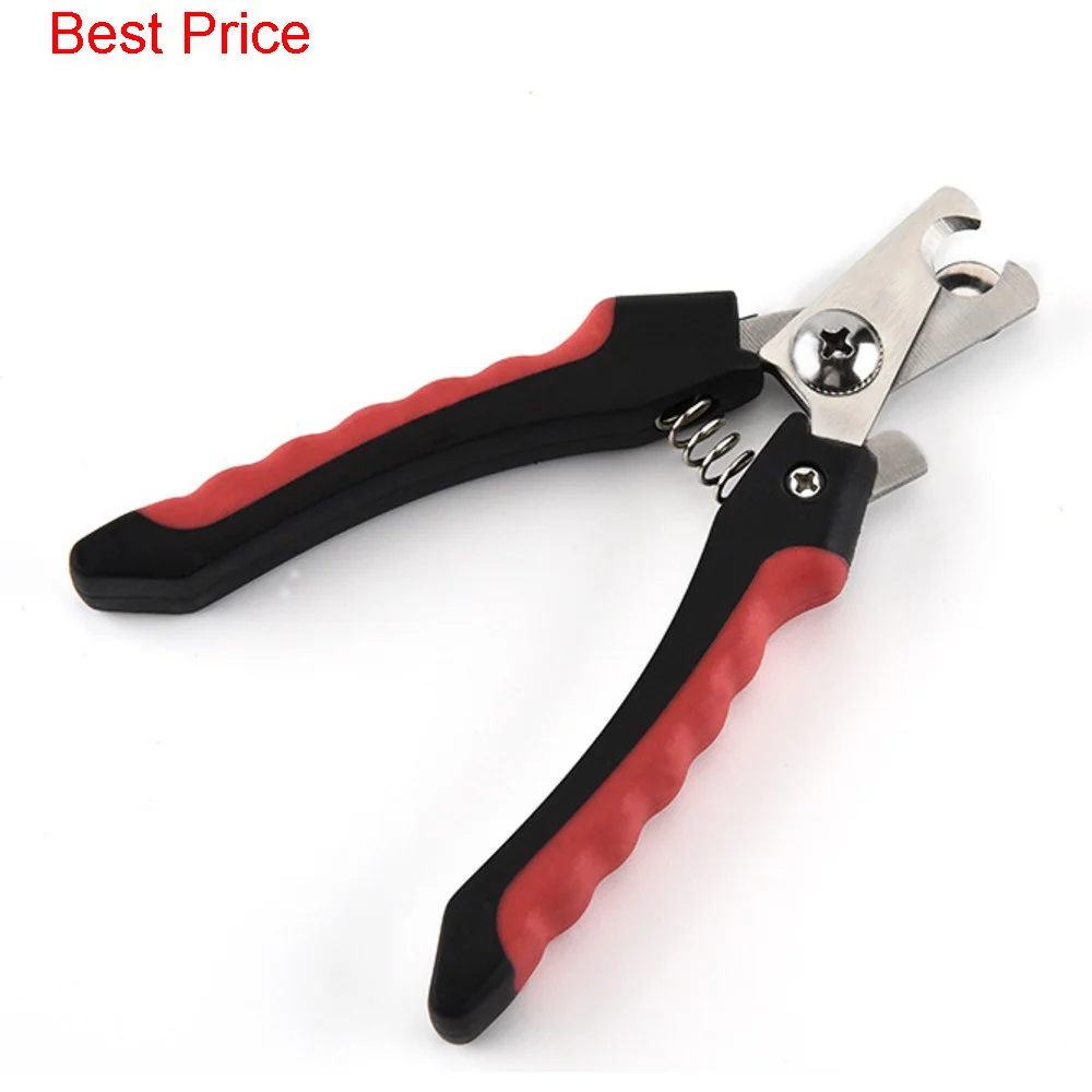 

100Pcs/lot Stainless Steel Pet Nail Clipper Pet Puppy Cat Dog Nail Clipper Nail Sharpener Small