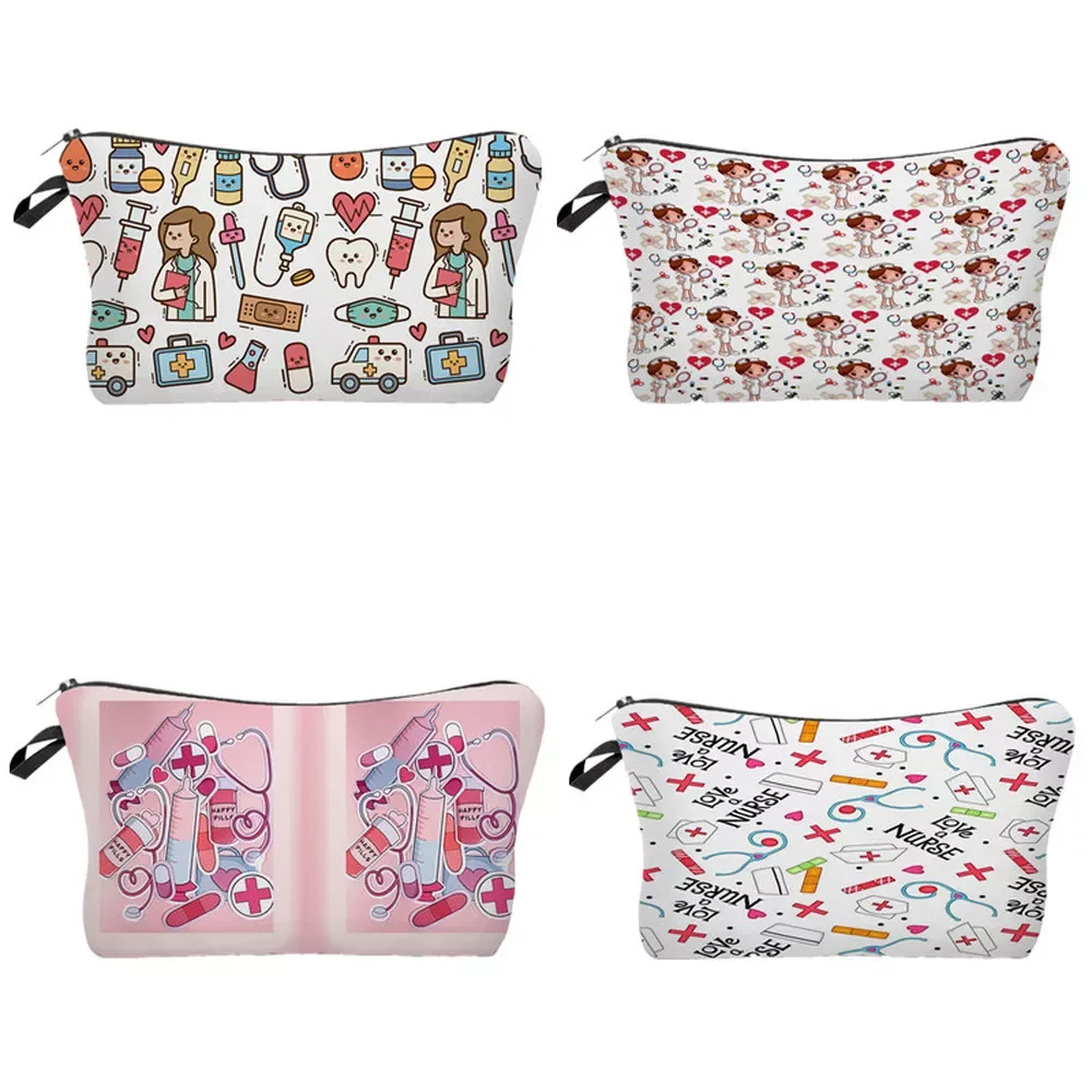 

Водонепроницаемые наборы первой помощи, Студенческая сумка для канцелярских принадлежностей, чехол с цветочным принтом, женская сумка для ...