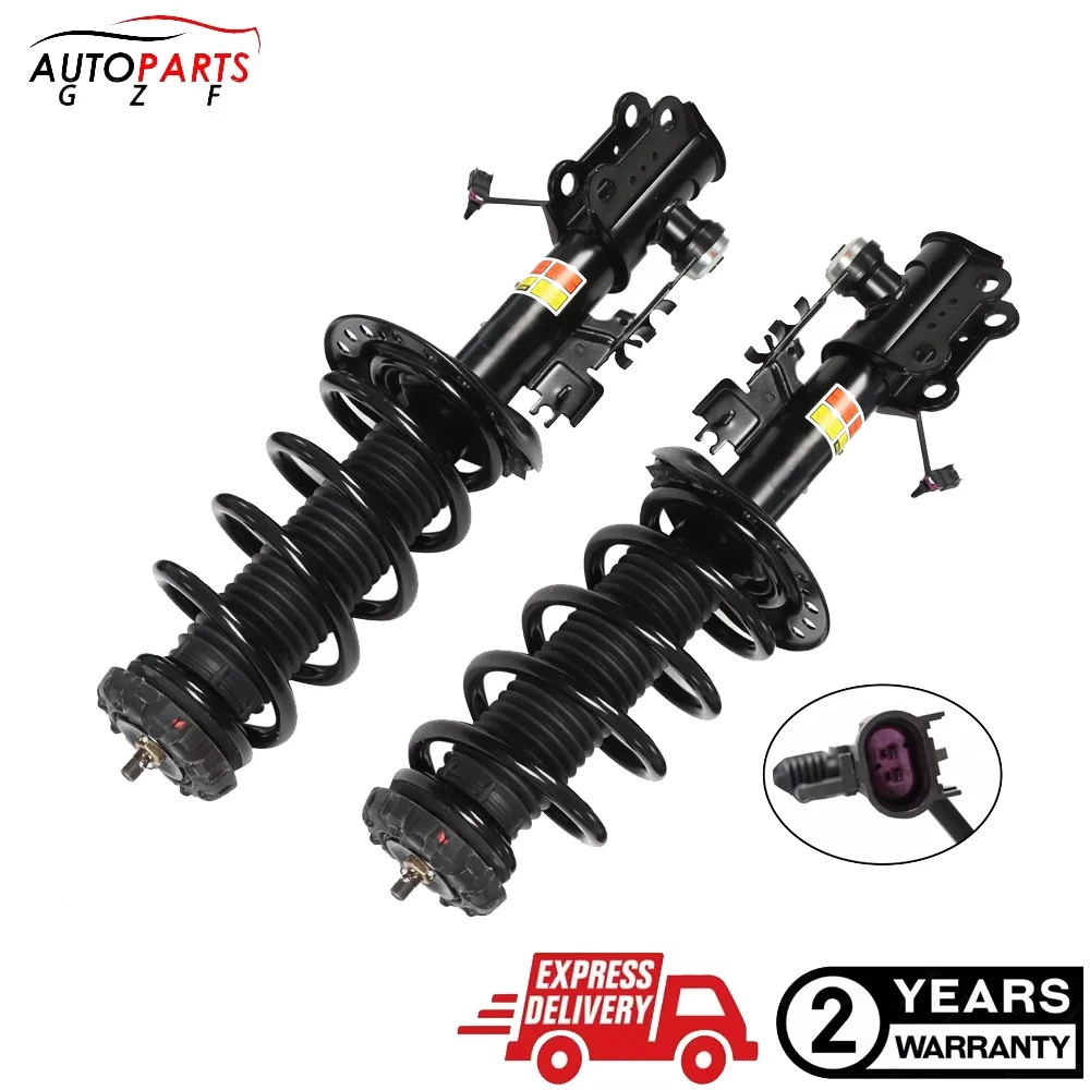 

2 шт. передние амортизаторы в сборе для Cadillac SRX 2010-2016 гг. с электрическим левым и правым