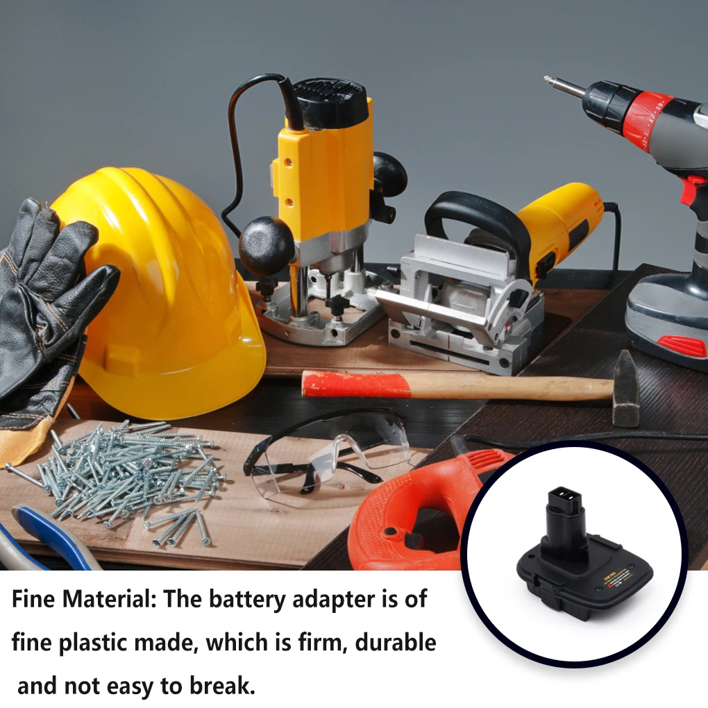 

Electric Power Tool Battery Adapter 18V Metalworking Batteries Adaptor