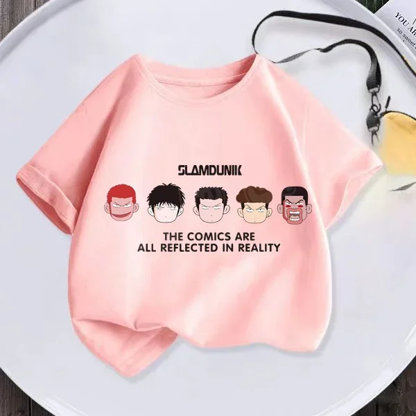 Футболка С Героями Мультфильмов Slam Master Для Детей Круглым Вырезом И Детский