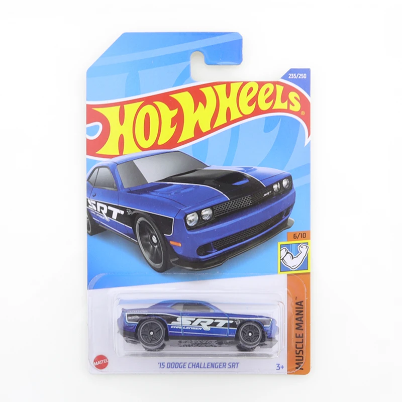 

2022 Hot Wheels 15 DODGE CHALLENGER SRT #235/250 Muscle Mania 6/10 Mini Alloy Coupe 1/64 Metal Diecast Model Car