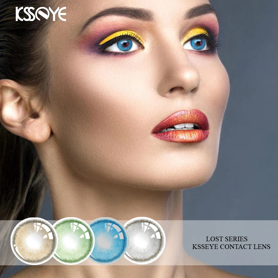 

KSSEYE New Arrival Dawn Soft Contact Lenses Natural Color Lens Color Contact lens Cosmetic Color Lens Eyes