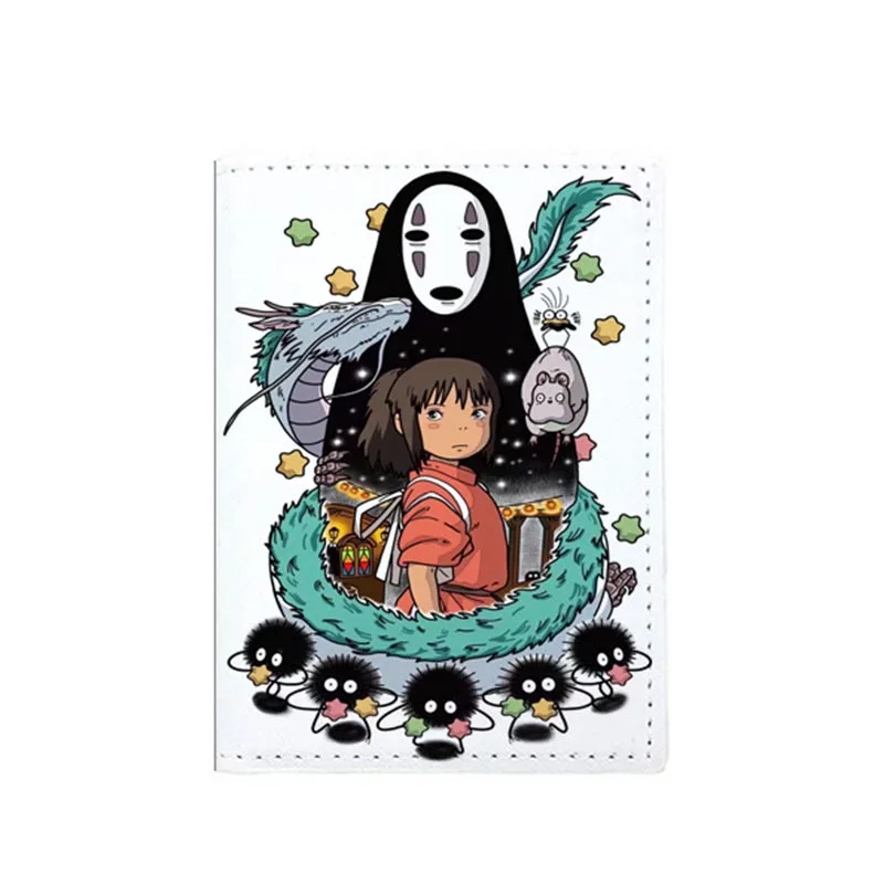 Мультяшный Totoro без лица мужские аксессуары для путешествий Обложка паспорта из