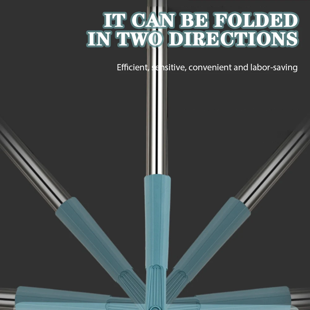 Система швабры с ведром для мытья пола 2 в 1 сухой уборки плоскими волокнистыми