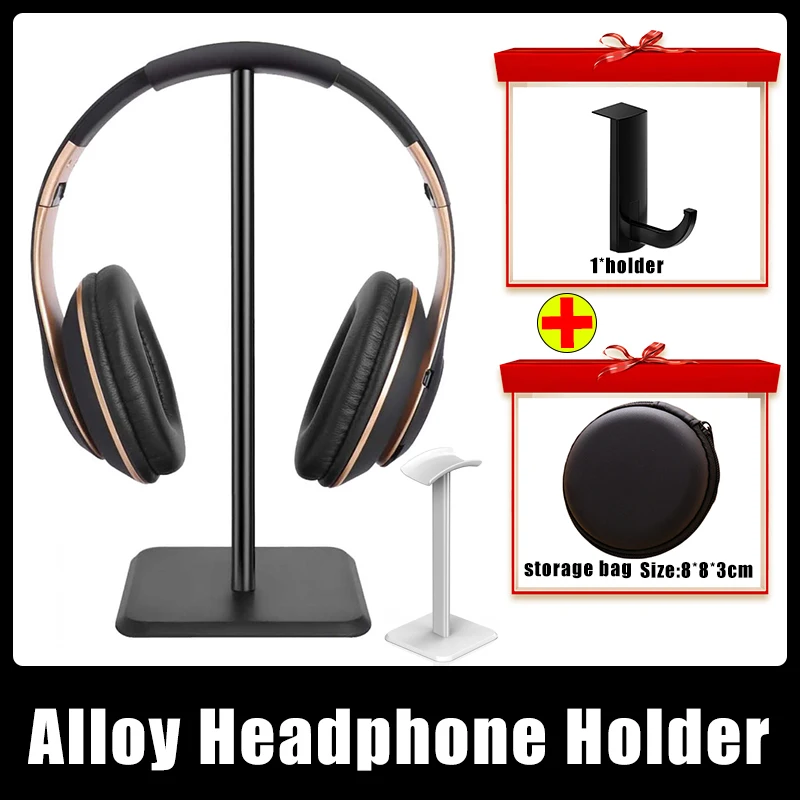 

Aluminuim Alloy Headphone Holder Universal Headset Stand Bluetooth Earphone Hanger Supporting Bar Flexible Headphone Stand