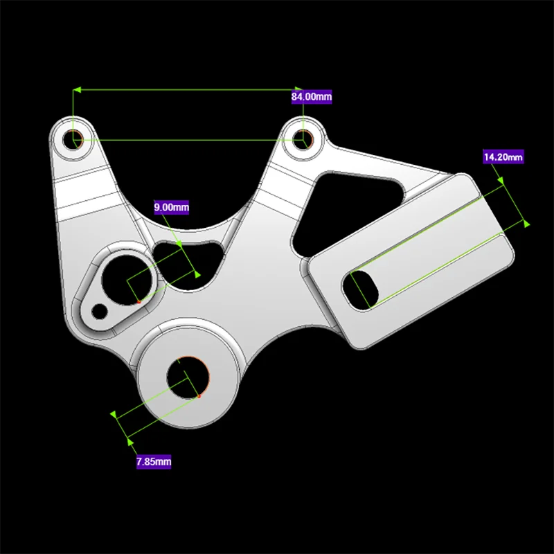 Кронштейн для штангенциркуля RMZA маленький краб код передачи алюминиевый сплав 220