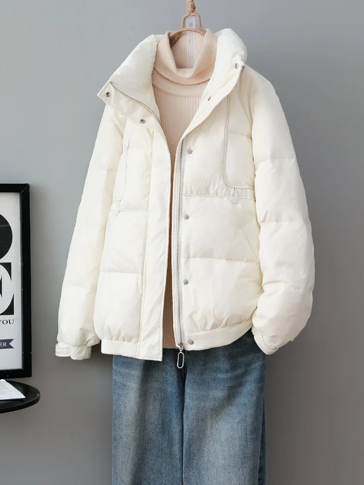 New Women Down Jacket Casual Style Autumn Winter Coats And Parkas Female Outwear