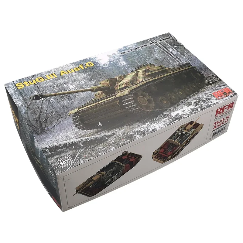 Модель RYEFIELD RM5073 масштаб 1/35 StuG III Ausf.G раннее производство с полными внутренними и