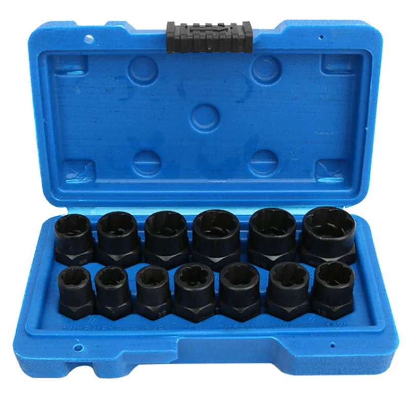 

Car Anti-skid Socket Head Hexagonal Wrench Socket Screw Removal Tool 3/8 10MM Damaged Nut Bolt Removal Tool Car Maintenance Tool