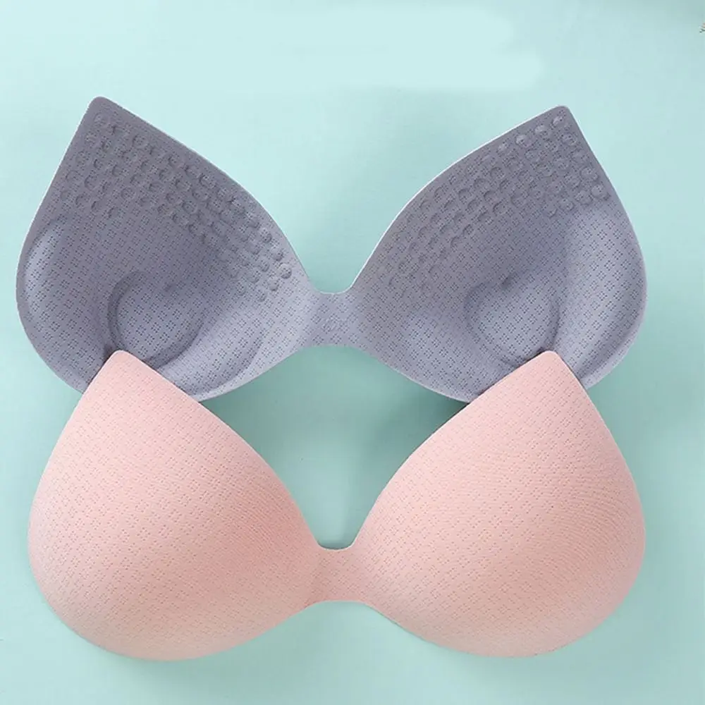 

Solid Color Swimsuit Breast Bikini Inserts Chest Cup Intimates Accessories Chest Enhancers Sponge Bra Pad Bra Padding