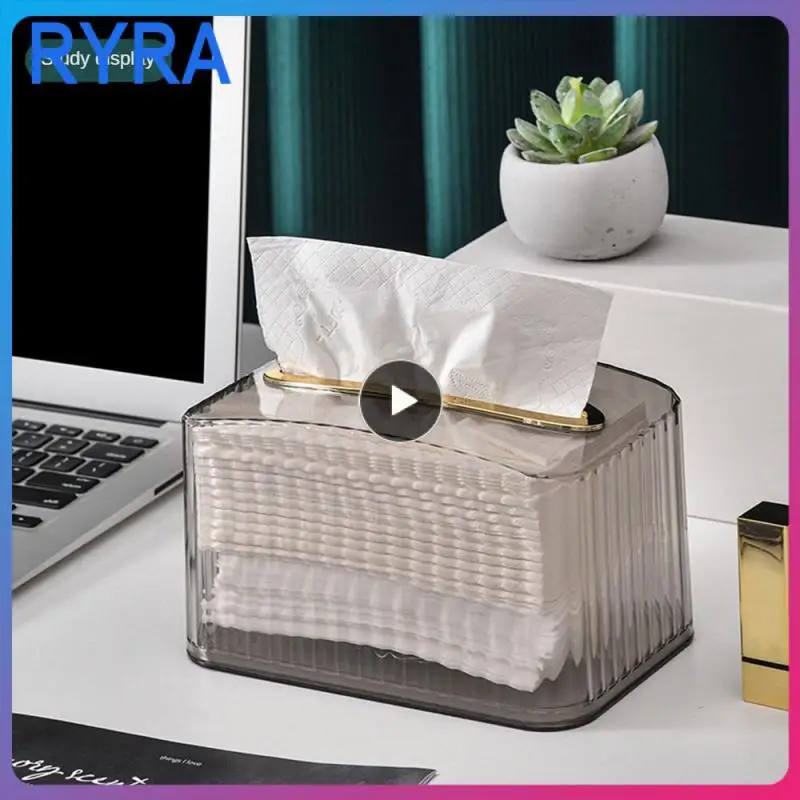 

Desktop Pumping Paper Storage Box Tissue Container 18.2x12.2x10cm Household Pet Storage Box Coffee Table Decoration Dining Room