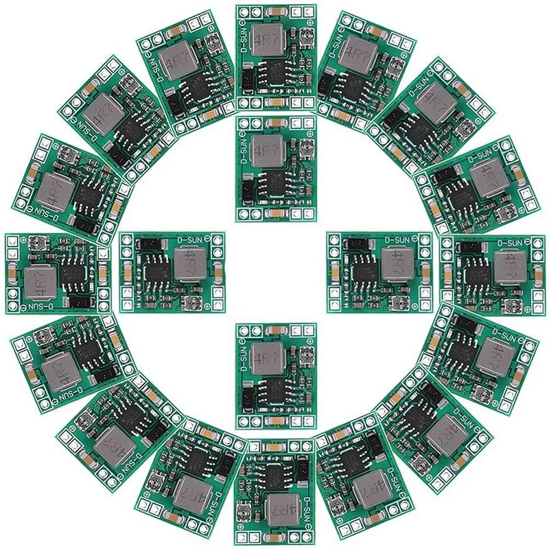 

60 Pcs Mini MP1584EN DC-DC Buck Converter Adjustable Power Supply Module 24V To 12V 9V 5V 3V Reduced Voltage Regulator