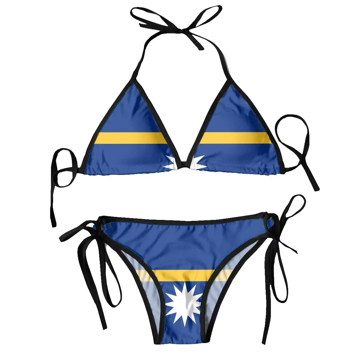

Сексуальное бикини 2022, женский купальник с флагом Nauru, комплект бикини, купальник, купальный костюм