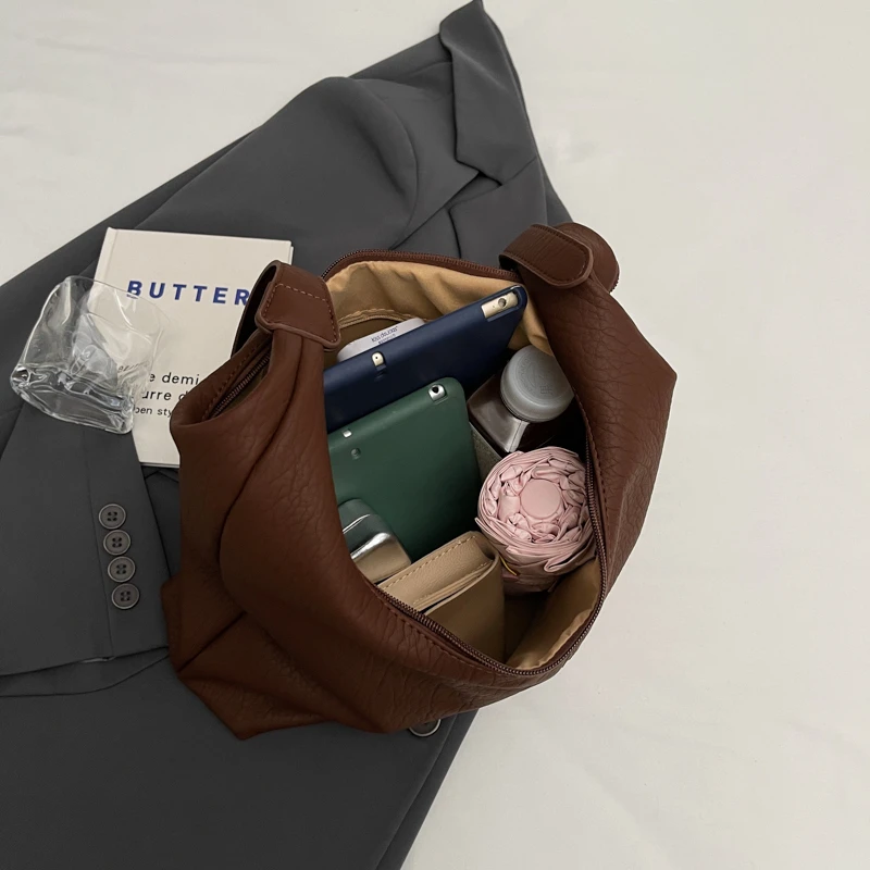 Новая модная простая повседневная Универсальная женская сумка-тоут на одно