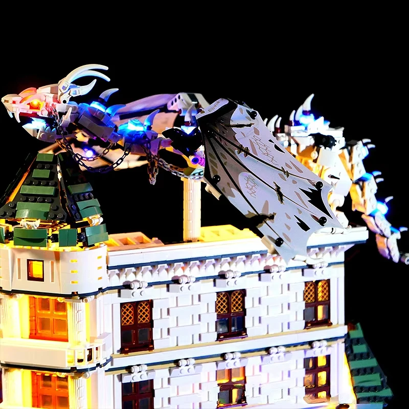 DIY RC светодиодный набор для LEGO 032101 Diagon alley bank (только светильник без модели блоков)