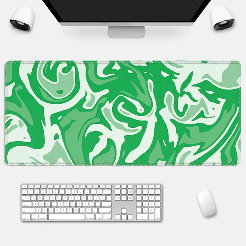 

Камуфляжный зеленый коврик для мыши XXL, большой игровой коврик для мыши, зеленый настольный Вертикальный зеленый коврик для мыши (камуфляж джунглей)