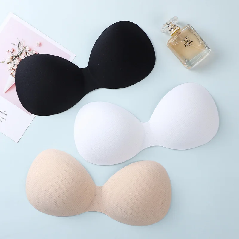Insert Breast Bra Enhancer Soft Swimsuit Pad Push Up Women Clothes Accessories Breathable Bra Sponge Padded Body-fitted Comfort