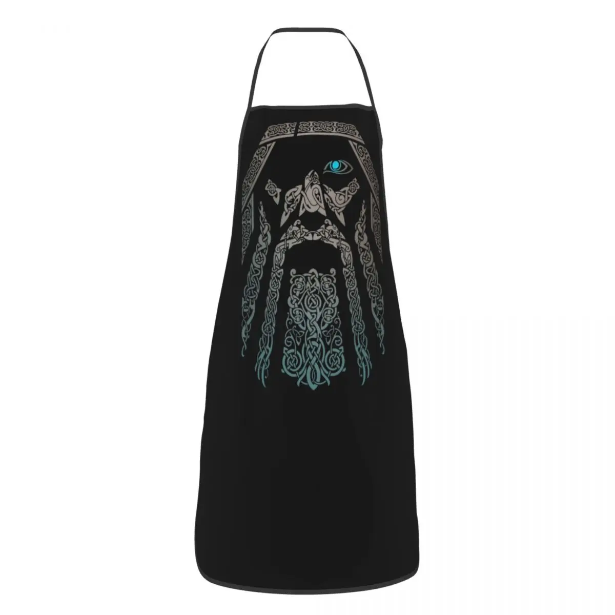 

Bib Odin Vikings Valhalla Apron for Men Women Unisex Adult Chef Cooking Kitchen Norse Mythology God Tablier Cuisine Baking