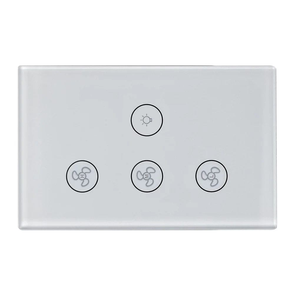

WiFi Smart Ceiling Fan Light Wall Switch Life APP Remote Various Control Interruptor for Home