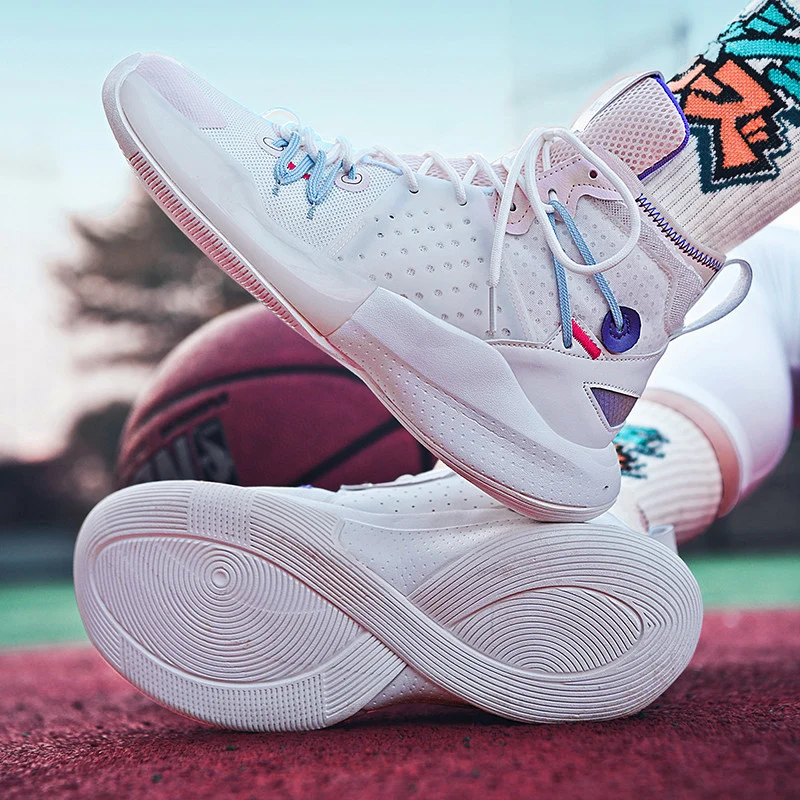 Hot Sale Men's Professional Basketball Shoes High Quality Designer Basket Sneakers Men Platform Bounce Training Sneakers Men