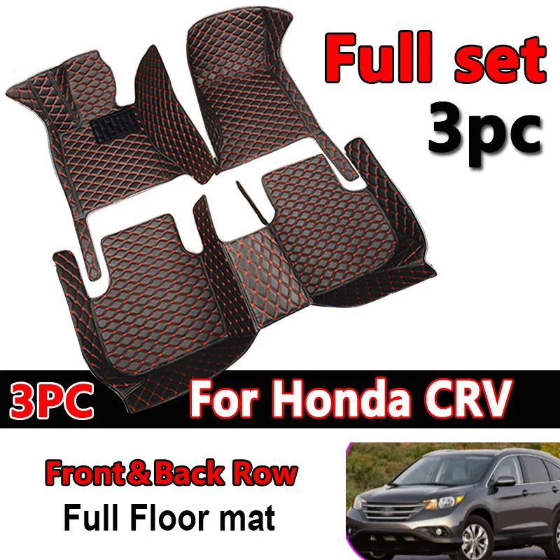 

Автомобильные коврики для Honda CRV CR-V MK4 2012 ~ 2016, роскошный кожаный коврик, прочный ковер, полный комплект, автомобильные аксессуары, интерьерны...