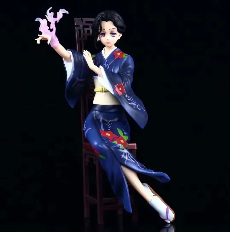 Новый Demon Slayer 23 см Аниме Фигурка Gk Tamayo Фигурки Fire On Chair девушки Статуя из ПВХ