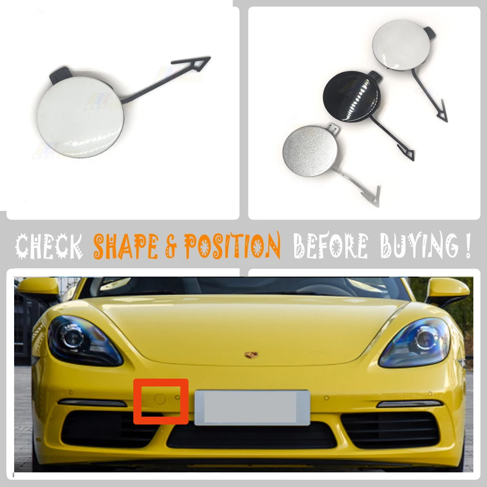

For 12-16 Porsche 911 Carrera 991 3.4L 3.8L Boxster 2.7L GT3 GTS S 4S FRONT TOW COVER 99150570300