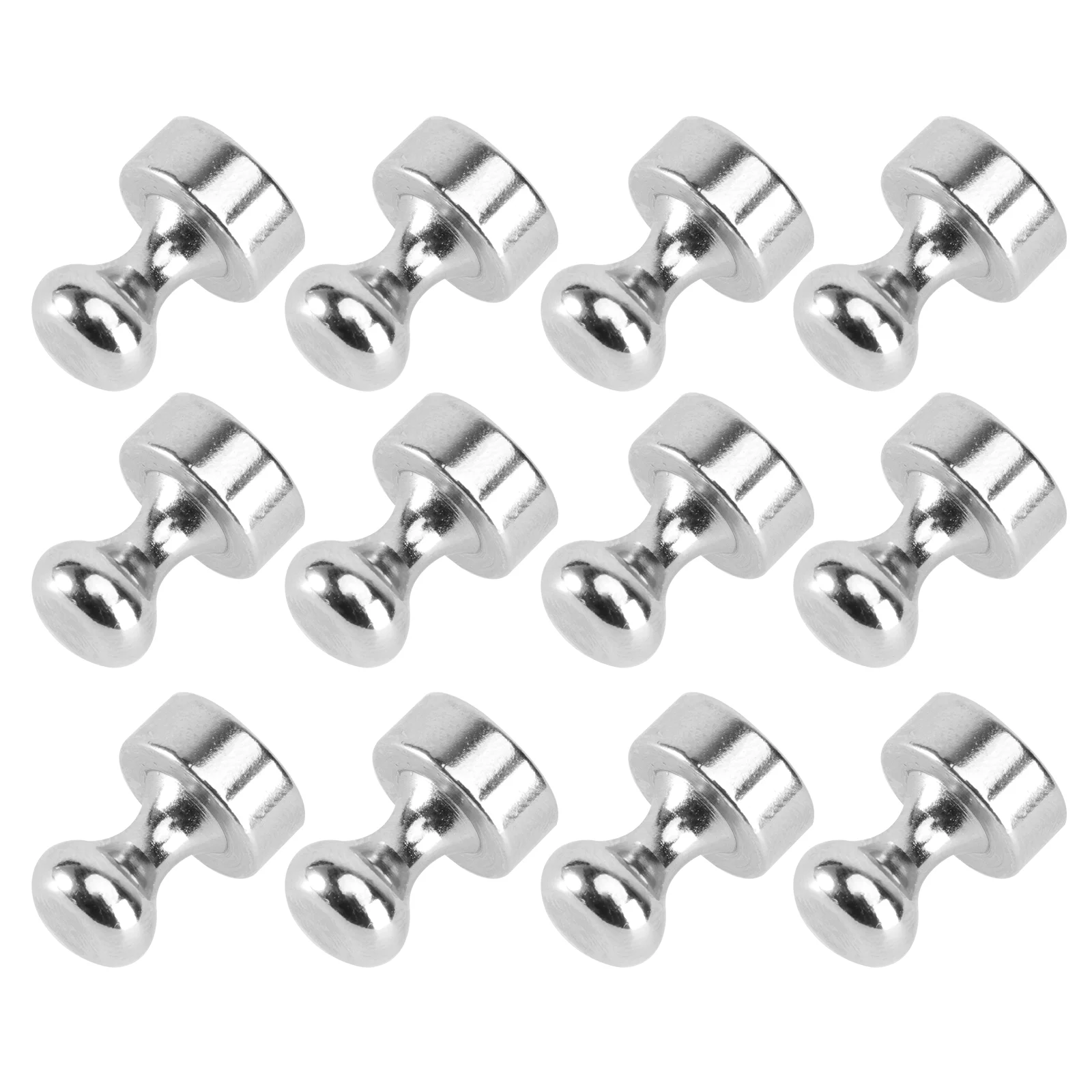 

6pcs Magnetic Push Plated Push Fridge Magnets for Whiteboard Calendar