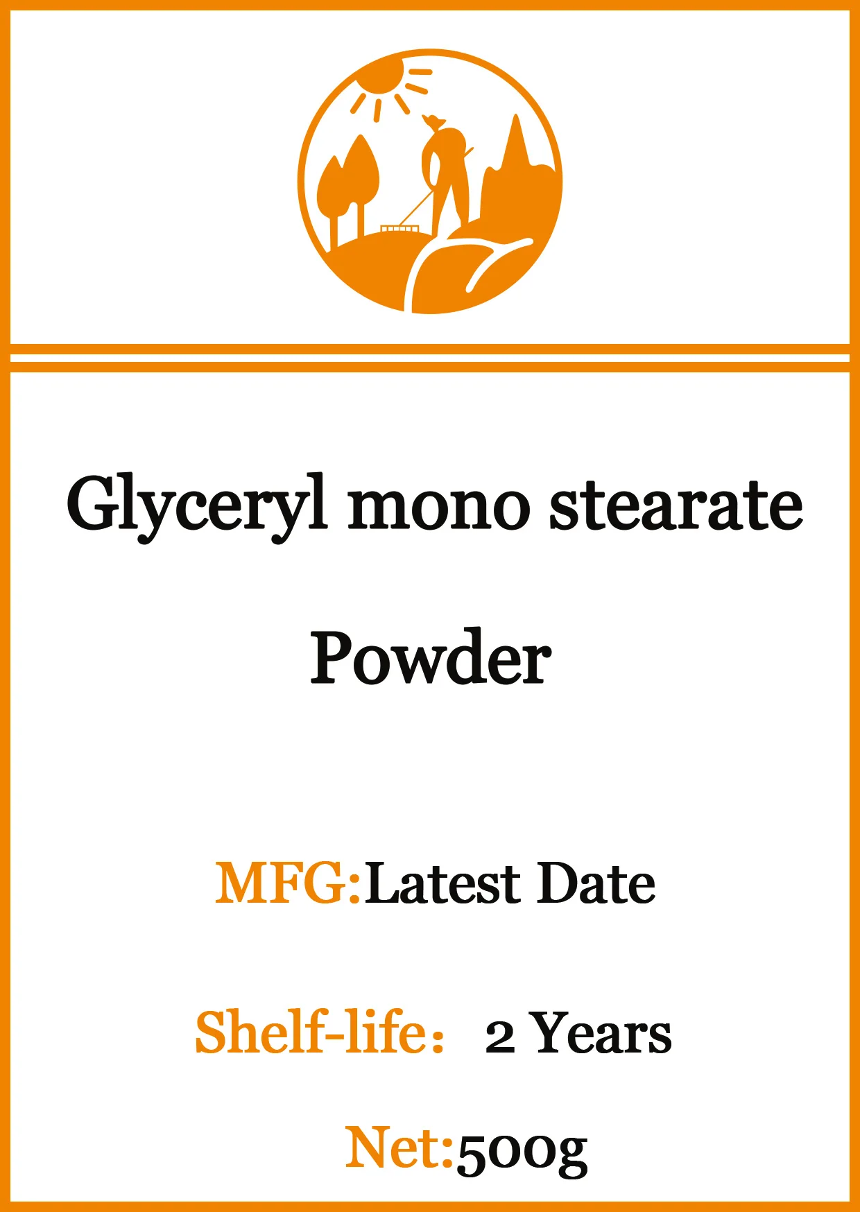 

500g Glyceryl mono stearate Free Shipping