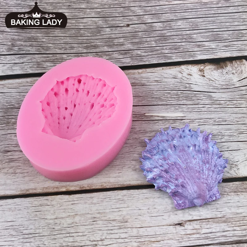 Форма для океан MNYB трехмерная ракушка гребешок сделай сам форма шоколада помадки