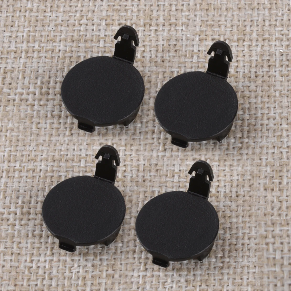 

4 шт., черная внутренняя дверная ручка автомобиля, заглушка с отверстием для винта, крышка из АБС-пластика, подходит для Toyota Corolla 2018 2017 2016 2015 2014